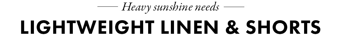 Heavy sunshine needs