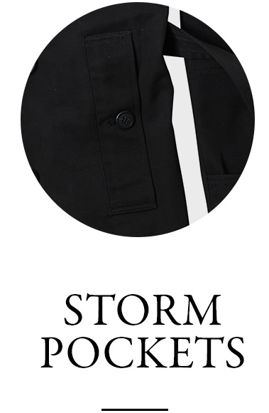 Storm pockets
