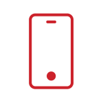 Ícono de celular que no consume datos.