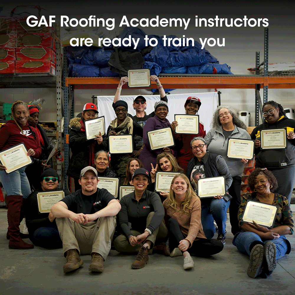 GAF Roofing Academy Instructors are ready to train you.