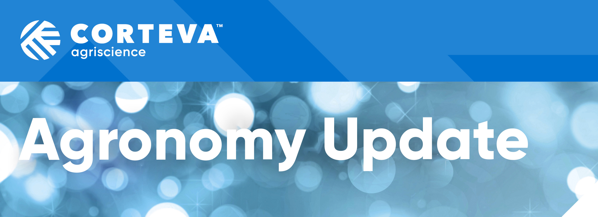 Agronomy Update header