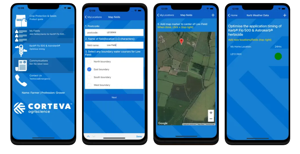 Corteva arable app