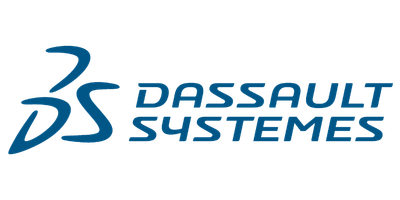 Dassault Systems corporate logo on a logo grid. They are sponsoring the Reuters Events SMR 2026 conference.