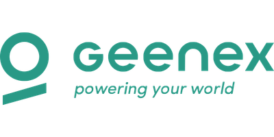 Geenex corporate logo on a logo grid. They are sponsoring the Reuters Events SMR 2026 conference.