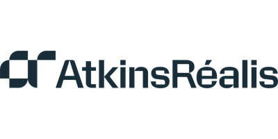 Atkins Realis corporate logo on a logo grid. They are sponsoring the Reuters Events SMR 2026 conference.
