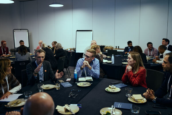 Roundtable discussion session at Reuters Events Sustainability Europe.