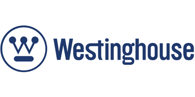 Westinghouse corporate logo on a logo grid. They are sponsoring the Reuters Events SMR 2026 conference.