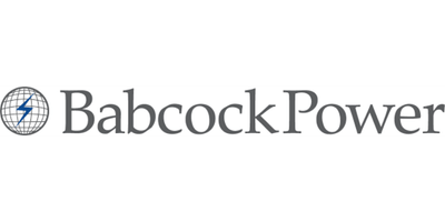 Babcock Power corporate logo on a logo grid. They are sponsoring the Reuters Events SMR 2026 conference.