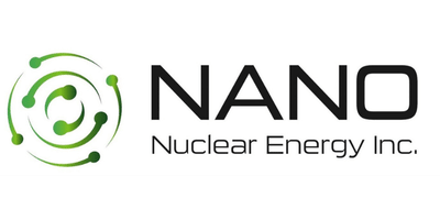 Nano Nuclear Energy corporate logo on a logo grid. They are sponsoring the Reuters Events SMR 2026 conference.