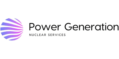 Power Generation Nuclear Services corporate logo on a logo grid. They are sponsoring the Reuters Events SMR 2026 conference.