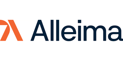 Alleima corporate logo on a logo grid. They are sponsoring the Reuters Events SMR 2026 conference.