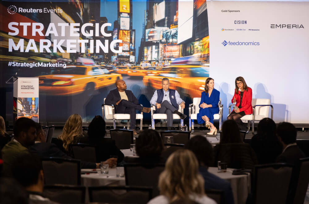 the keynote panel at Strategic MArketing 2026 Reuters event