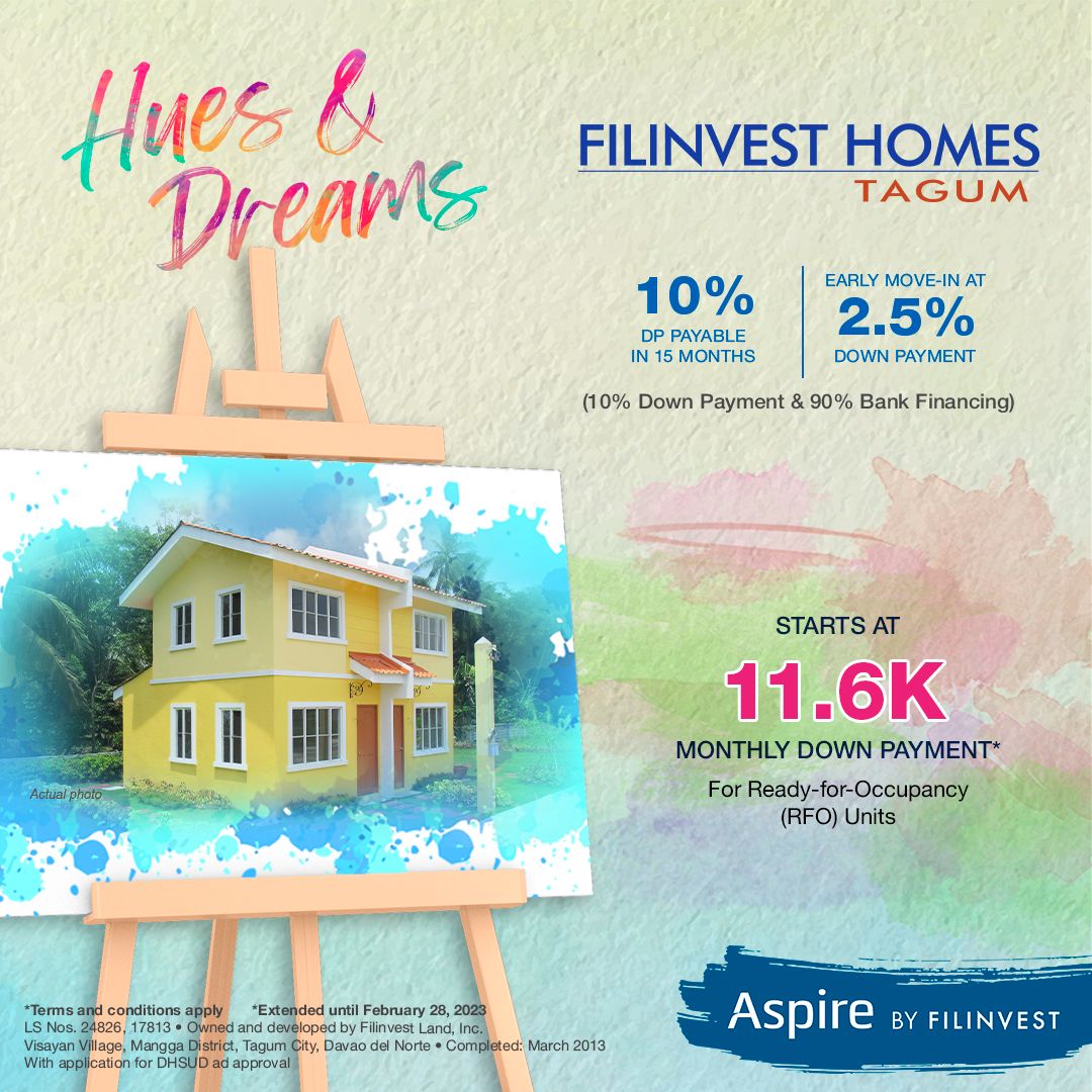 Filinvest Homes Tagum RFO Promo