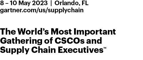 Gartner Supply Chain Symposium/Xpo™ 2023 conference 