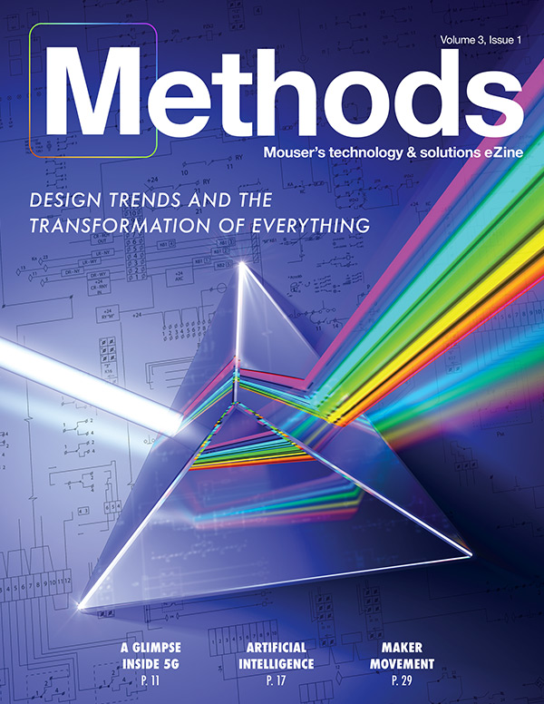 Methods cover with crystal pyramid with a light going in one side and a prism projecting out of the other side.