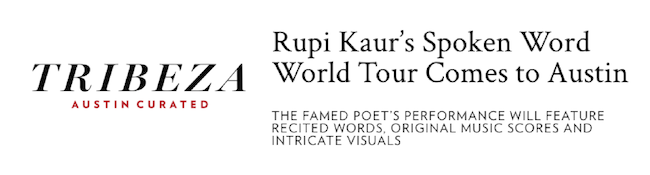 Rupi Kaur Tribeza