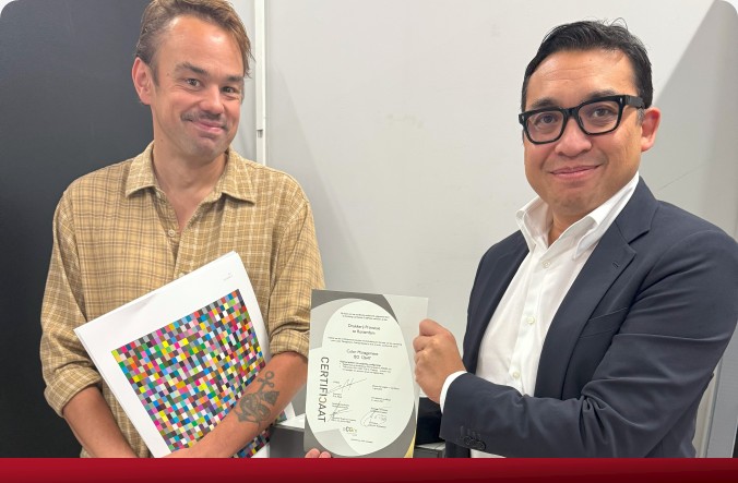 Eerste certificaat voor Color Management bij Printvisie